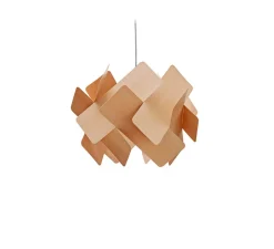 Suspension, Escape, bois naturel d'hêtre, Ø30cm, H30cm - LZF