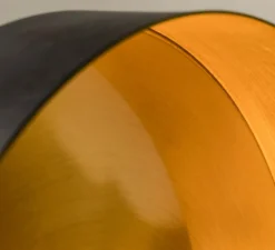 Suspension et lampadaire, Whizz, noir et or, Ø10cm, H420cm - Faro