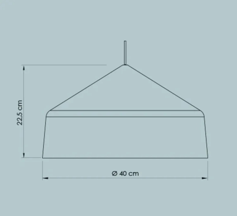 Suspension*Easy Light by Carpyen Suspension, Ezaro, , IP44, Ø40cm, H22,5cm - burgundy