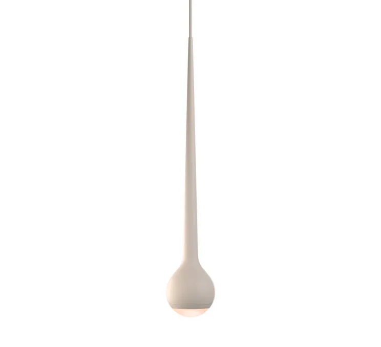 Suspension, Falling Sun Chandelier Three, blanc sable, LED, dim, 2700K, 850 lm, Ø24cm, H45cm - GRAU