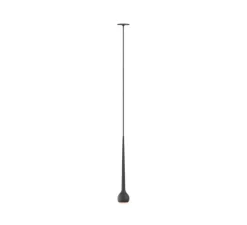 Suspension, Falling Sun In - Sunset Dimming Sun, noir, LED, dim, 2700K, 850 lm, Ø8cm, H45cm - Grau