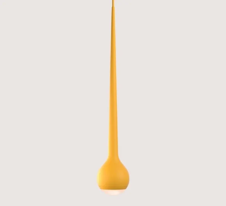 Suspension, Falling Sun In - Sunset Dimming Sun, orange, LED, dim, 2700K, 850 lm, Ø8cm, H45cm - Grau