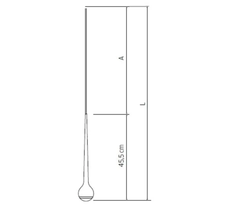 Suspension*GRAU Suspension, Falling Sun Up - Sunset Dimming Sun, , LED, dim, 2700K, 850 lm, Ø8cm, H45cm - blanc