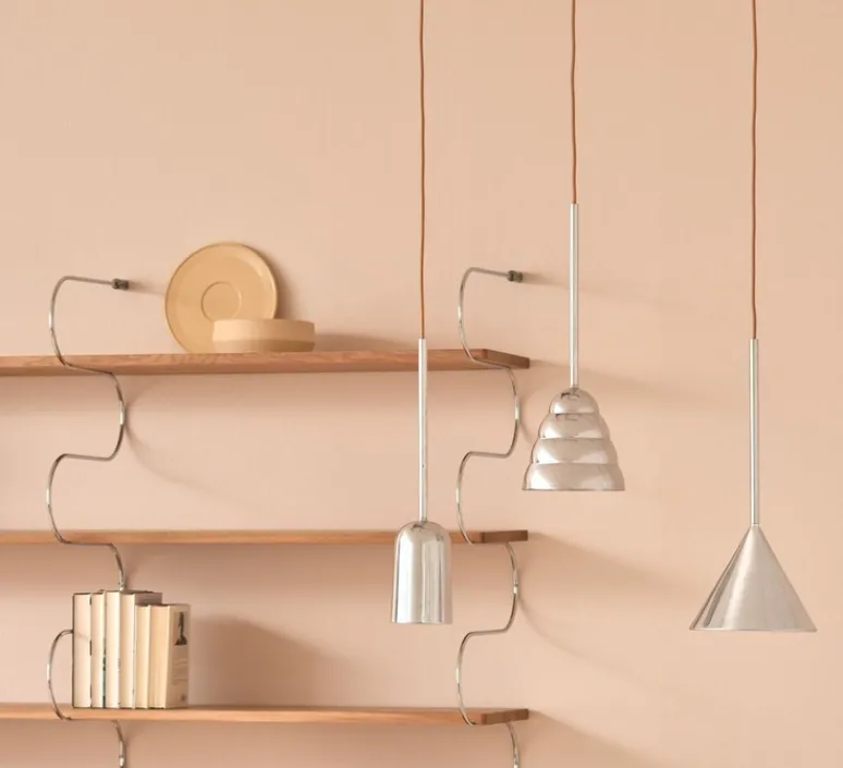 Suspension*Schneid Suspension, Figura Arc, , Ø10cm, H45cm - chrome