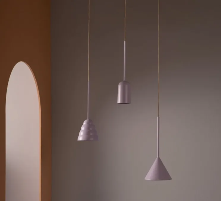 Suspension, Figura Cone, lilas, Ø20cm, H45cm - Schneid