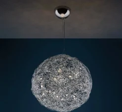 Suspension*Catellani & Smith Suspension, Fil de Fer 100, , Ø100cm - argent