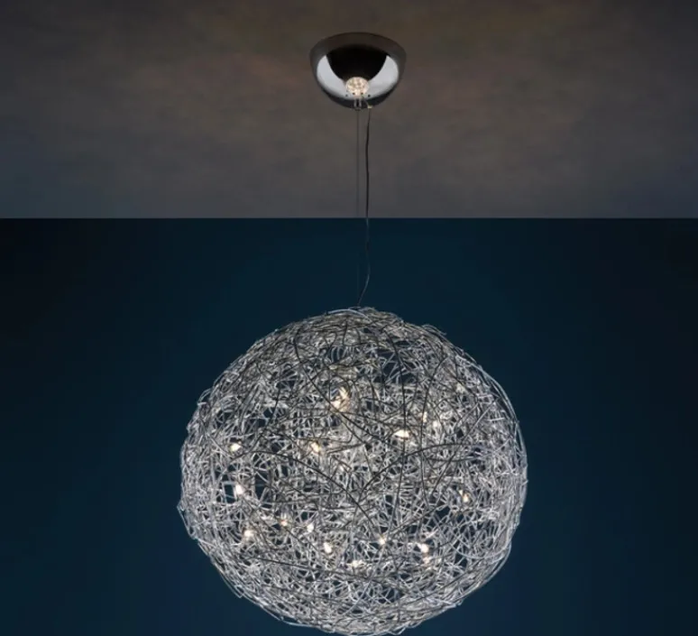 Suspension*Catellani & Smith Suspension, Fil de Fer 100, , Ø100cm - argent