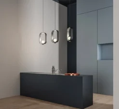 Suspension*Tooy Suspension, Filipa, 555.22, , IP40, L28cm, H45cm - noir texturé, gris texturé