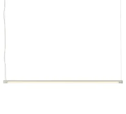 Suspension, Fine, gris, LED, dim, 2700K, 1200 lm, L120cm, H1,8cm - Muuto