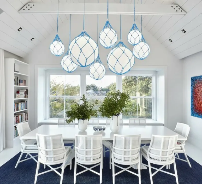 Suspension*Zero Suspension, Fisherman, , Ø40cm, H40cm - bleu