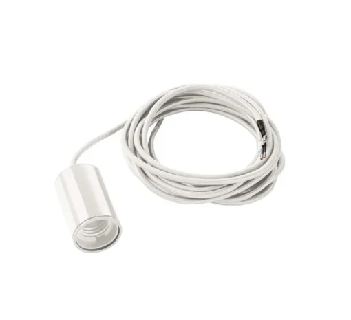 Suspension*SLV Suspension, Fitu, Câble de 5m et douille E27, - blanc