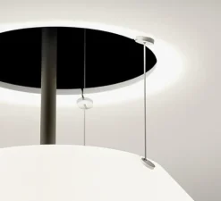 Suspension*Vibia Suspension, flamingo 1510, , LED dimmable, 2700K, 1389lm, Ø70cm, H80cm - graphite