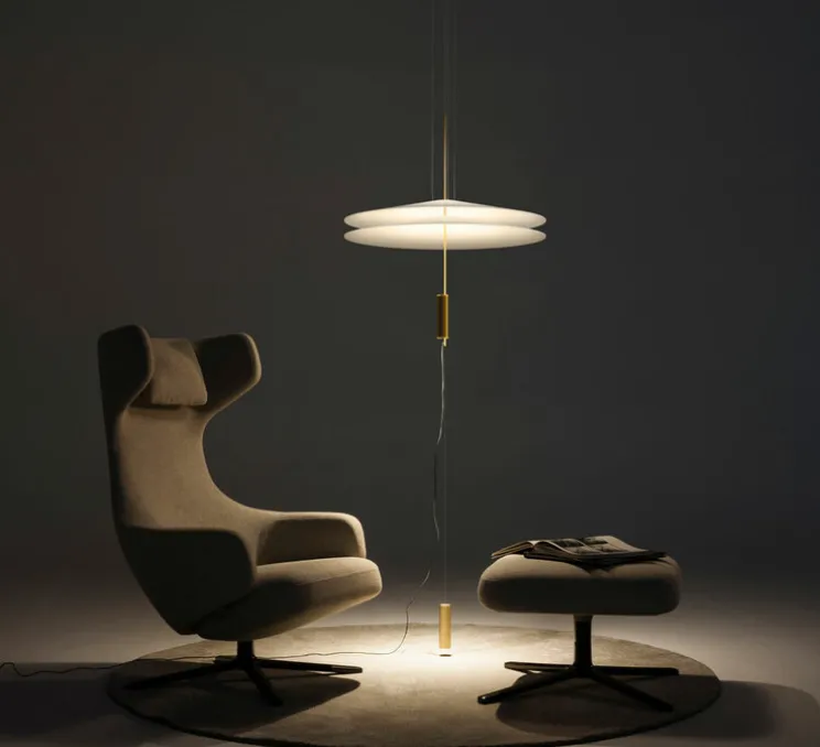 Suspension, flamingo 1510, or, LED dimmable, 2700K, 1389lm, Ø70cm, H80cm - Vibia