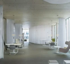 Suspension, Flamingo mini 1575, blanc et noir, LED, dim, 2700K, 726 lm, Ø45cm, H93cm - Vibia