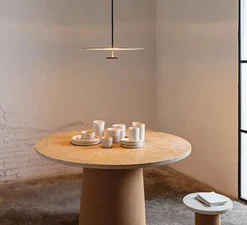 Suspension, Flat 5935, gris, LED, 2700K, 1740lm, Ø40cm, H80cm - Vibia