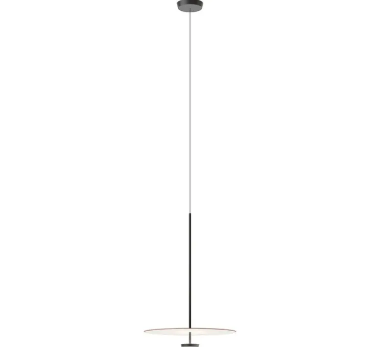 Suspension, Flat 5940, terracotta, LED, dim, 2700K, 1740 lm, Ø55cm, H80cm - Vibia
