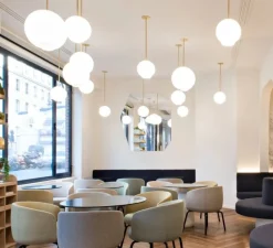 Suspension*SkLO Studio Suspension, Float 10, , Ø25cm, H25cm - laiton