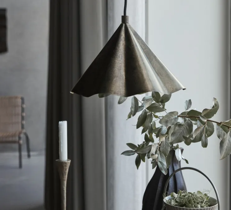 Suspension, Flola, marron antique, Ø30cm, H18cm - House Doctor