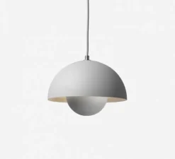 Suspension*Andtradition Suspension, FlowerPot VP1, , Ø23cm, H16cm - gris mat