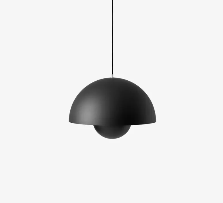 Suspension*Andtradition Suspension, Flowerpot VP2, , Ø50cm, H36cm - noir mat