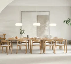 Suspension*Bolia Suspension, Fluire, , LED, 2700K, 2734 lm, Ø42cm, H26,5cm - blanc