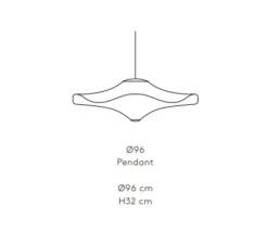 Suspension*Made by Hand Suspension, Flying, , LED, 3000K, 2600 lm, Ø96cm, H45cm - sable doré