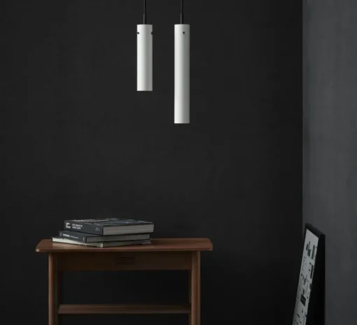 Suspension*Frandsen Suspension, FM2014, , Ø5,5cm, H24cm - blanc