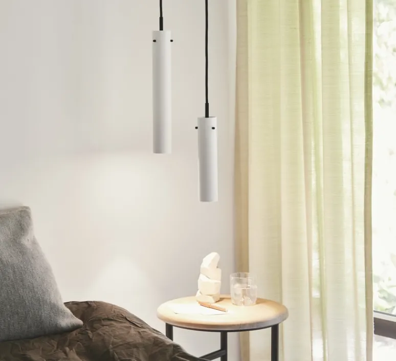 Suspension*Frandsen Suspension, FM2014, , Ø5,5cm, H24cm - blanc