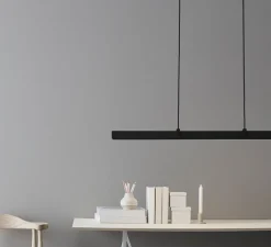 Suspension*Belid Suspension, Fold linear G2, , LED, dim, 2700K, 2435 lm, L118cm, H6,3cm - noir