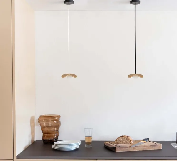 Suspension, Forget Me Not, Mini, chêne, Ø19cm, H4cm - Umage