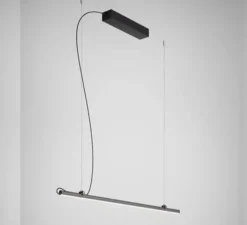 Suspension, Freeline,noir, LED, .3000k, L100cm, H2.3cm - Fabbian