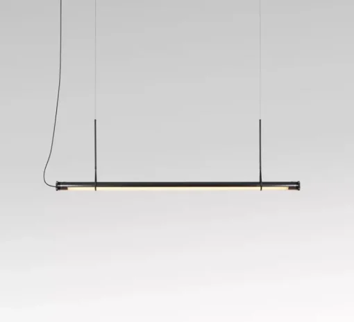 Suspension*Marset Suspension, Fris 155, , LED, dim, 2700K, 3570 lm, Ø6cm, L215cm - noir