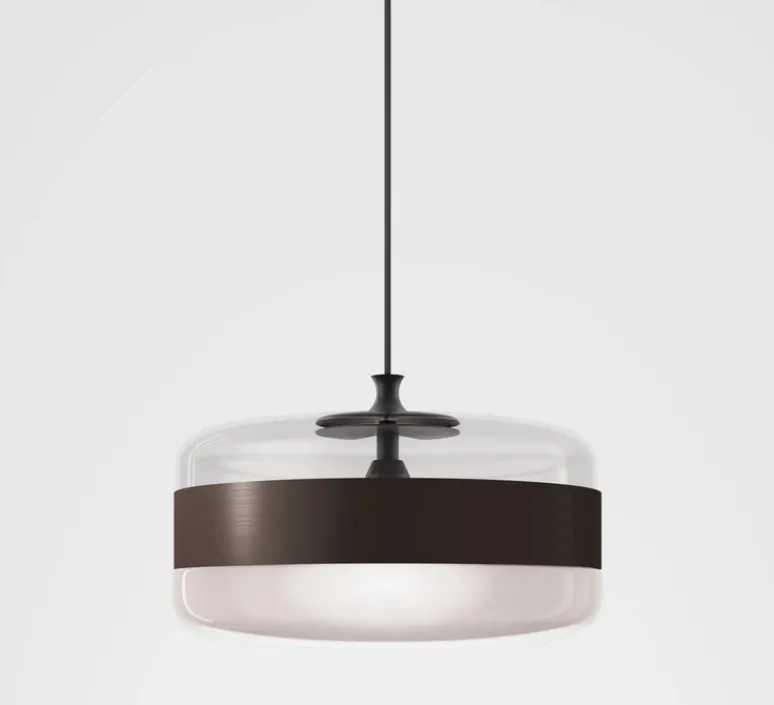 Suspension*Vistosi Suspension, Futura SP G, , Ø40cm, H25cm - verre fumé