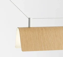 Suspension*Estiluz Suspension, Gada T-3925S, , L120cm, H7cm - bois