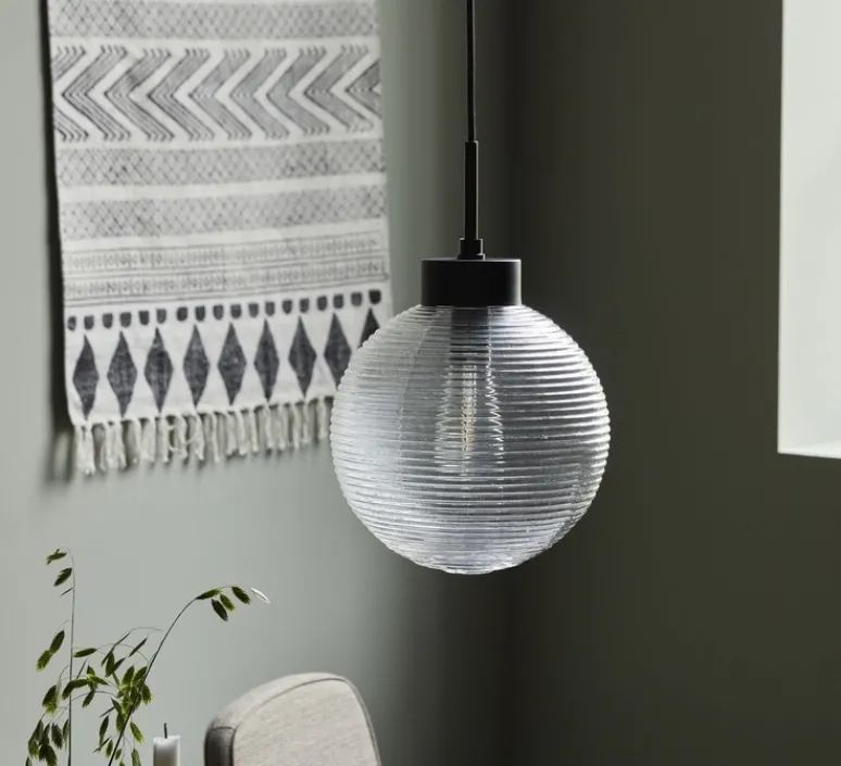 Suspension*House Doctor Suspension, Gaia, , Ø25cm, H39cm - Clear