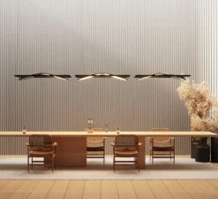 Suspension*Modular Suspension, Geometry Suspended Adjustable 672x1288 2x, , LED, dim, 3000K, 4036 lm, L128,8cm, H3cm - noir chrome