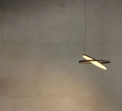 Suspension*Modular Suspension, Geometry Suspended Adjustable 672 1x, , LED, dim, 3000K, 2018 lm, Ø67,2cm, H3cm - noir chrome