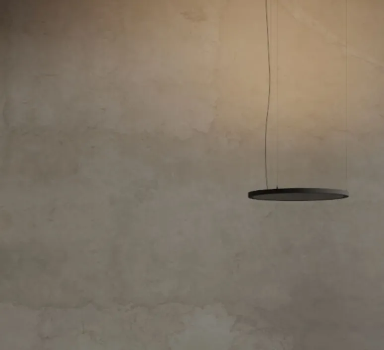 Suspension*Modular Suspension, Geometry Suspended Adjustable 672 1x, , LED, dim, 3000K, 2018 lm, Ø67,2cm, H3cm - noir chrome