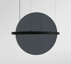 Suspension*Modular Suspension, Geometry Suspended Adjustable 672 1x, , LED, dim, 3000K, 2018 lm, Ø67,2cm, H3cm - noir chrome
