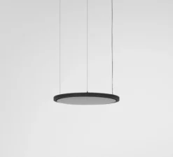 Suspension*Modular Suspension, Geometry Suspended Adjustable 672 1x, , LED, dim, 3000K, 2018 lm, Ø67,2cm, H3cm - noir chrome
