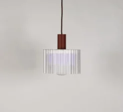 Enfants|Suspension*Warren & Laetitia Suspension, Gigi n°2, câble , Ø18cm, H19cm - marron, blanc, lilas