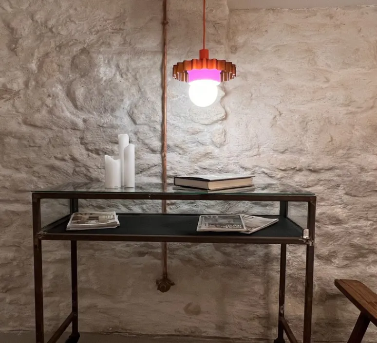 Enfants|Suspension*Warren & Laetitia Suspension, Gigi n°3, , Ø28cm, H14,5cm - pour Nedgis câble orange, blanc, violet