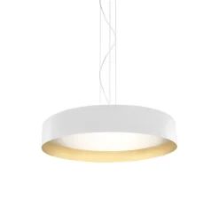Suspension*Panzeri Suspension, Ginevra, , LED, dim, 3000K, 7782 lm, Ø80cm, H14cm - blanc, or