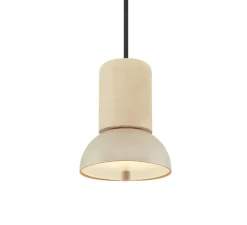 Suspension, Giro, concrete aluminium, Peyote, LED, dim, 2700K, lm, Ø15cm, H20cm - Loftlight