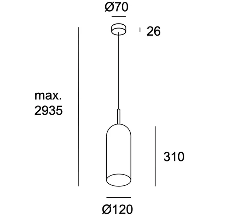 Suspension*LEDS C4 Suspension, Glam, , Ø12cm, H31cm - noir et or