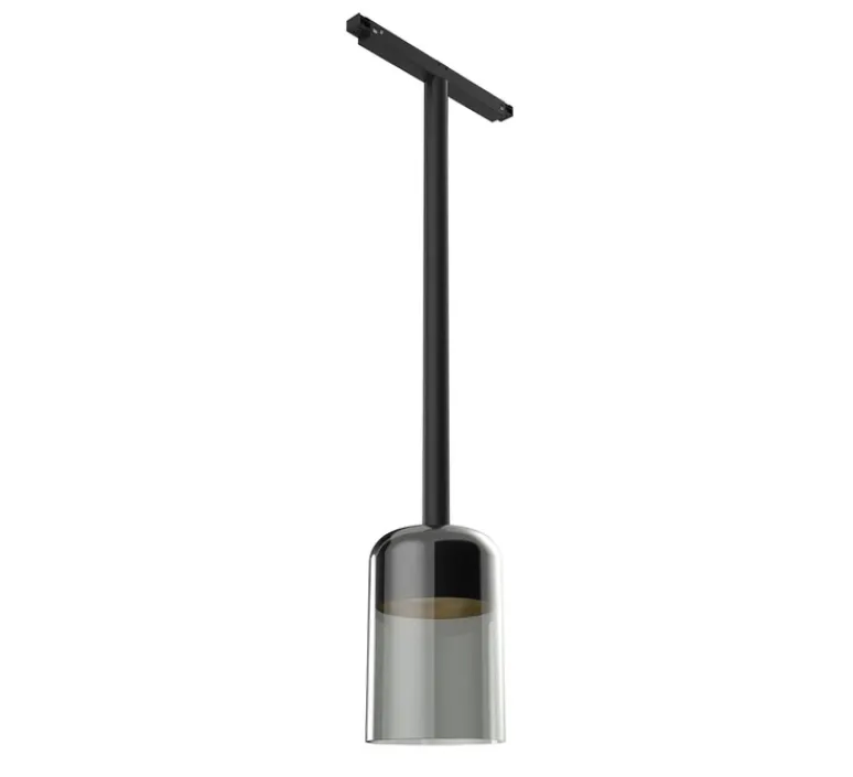Suspension*Flos Suspension, Glass Downlight 110, , LED, 3000K, 510 lm, L20,5cm, H17,18cm - noir fumé