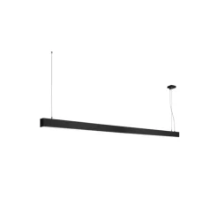 Suspension*SLV Suspension, Glenos, , LED, 4000K, 6600 lm, L205cm, H7cm - noir