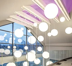 Suspension*Slide Suspension, Globo 40 IN, , Ø40cm, H40cm - blanc mat