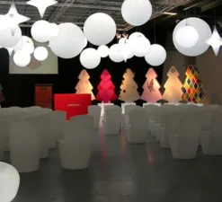 Suspension*Slide Suspension, Globo, , IP55, Ø80cm, H80cm - blanc brillant