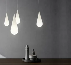 Suspension, Goccia H2, blanc, Ø16,5cm, H45cm - Rotaliana